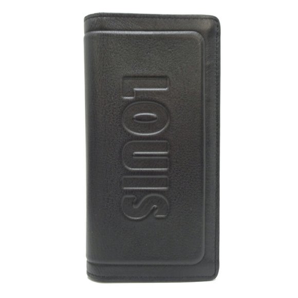Louis Vuitton Portefeuille Brazza Men's Long Wallet M63256 Dark Infinity Noir...